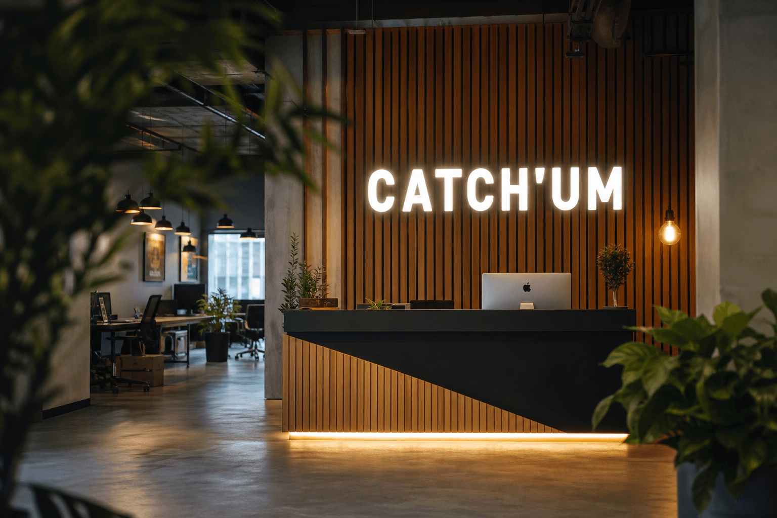 Reception of the Catch'Um headquarters