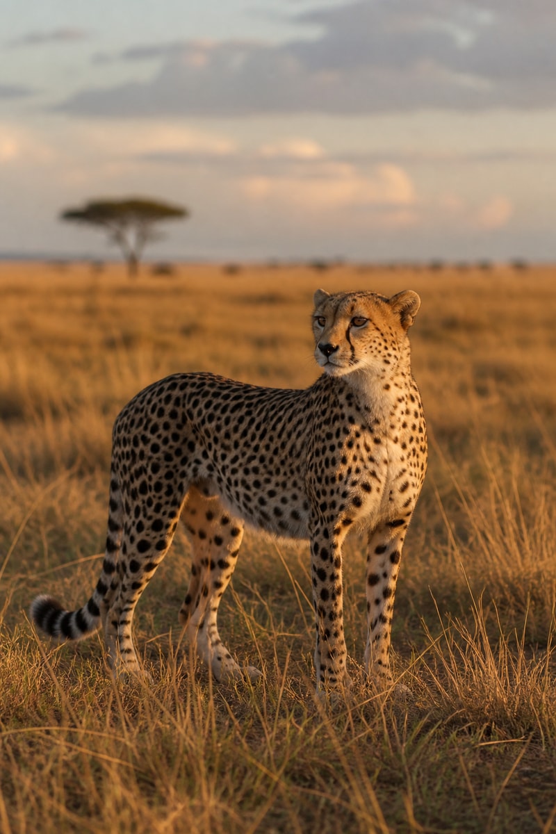 Cheetah (Acinonyx jubatus)