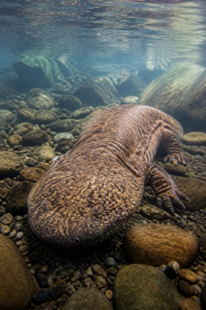 Chinese Giant Salamander (Andrias davidianus)