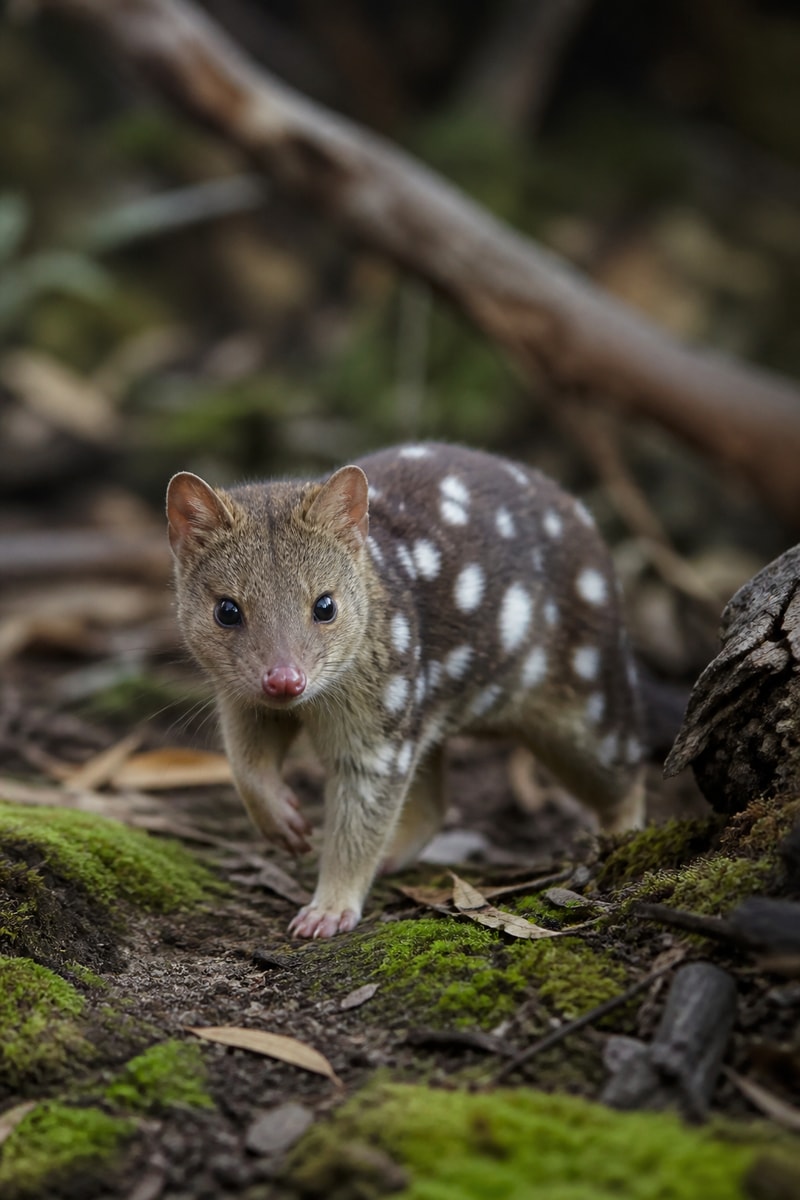 Eastern Quoll (Dasyurus viverrinus) wildlife photograph