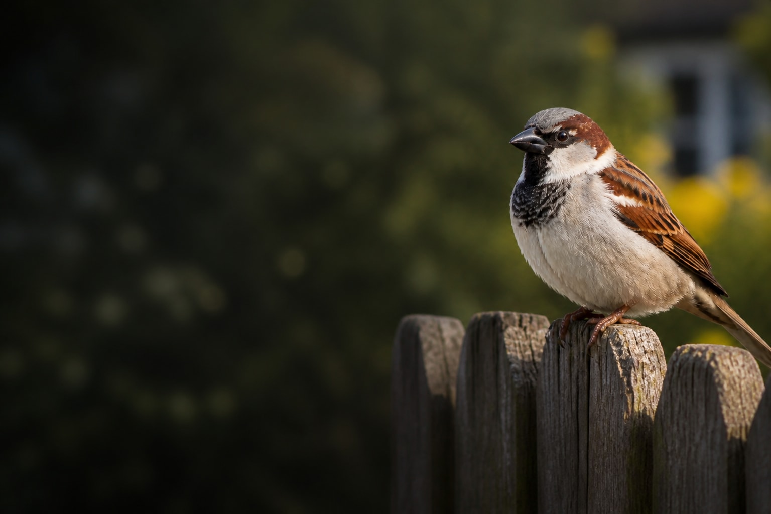 House Sparrow (Passer domesticus) in the wild — Catch'Um species field guide