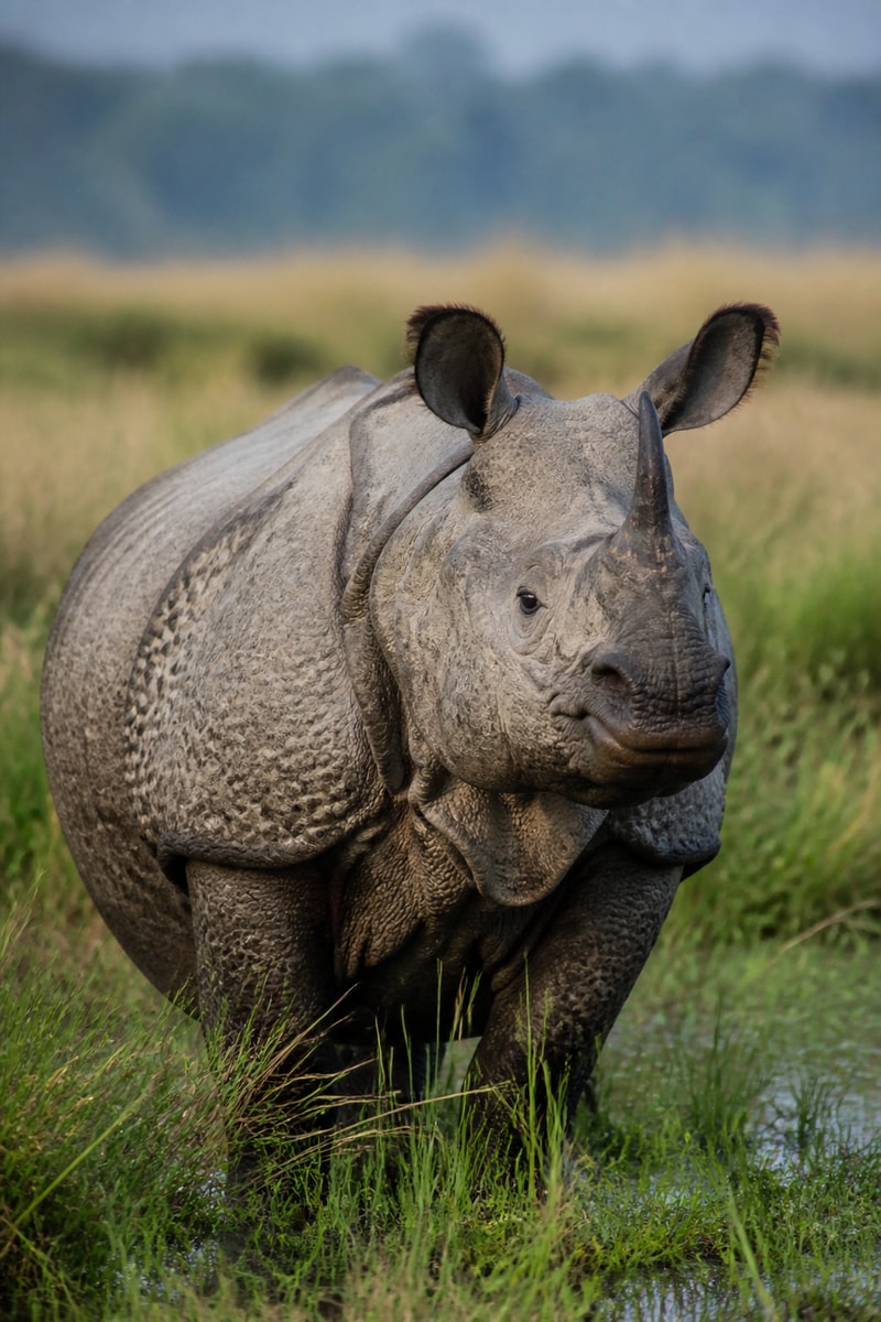 Indian Rhinoceros (Rhinoceros unicornis)