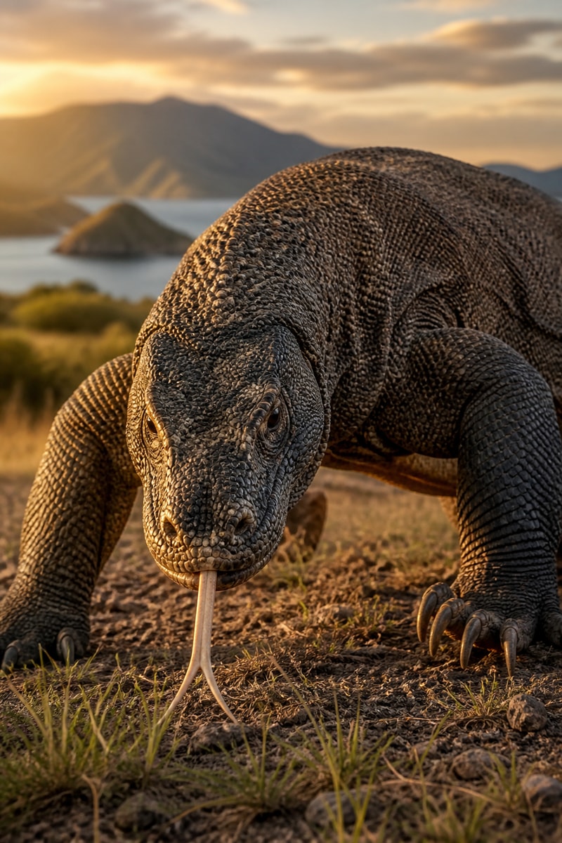 Komodo Dragon (Varanus komodoensis)
