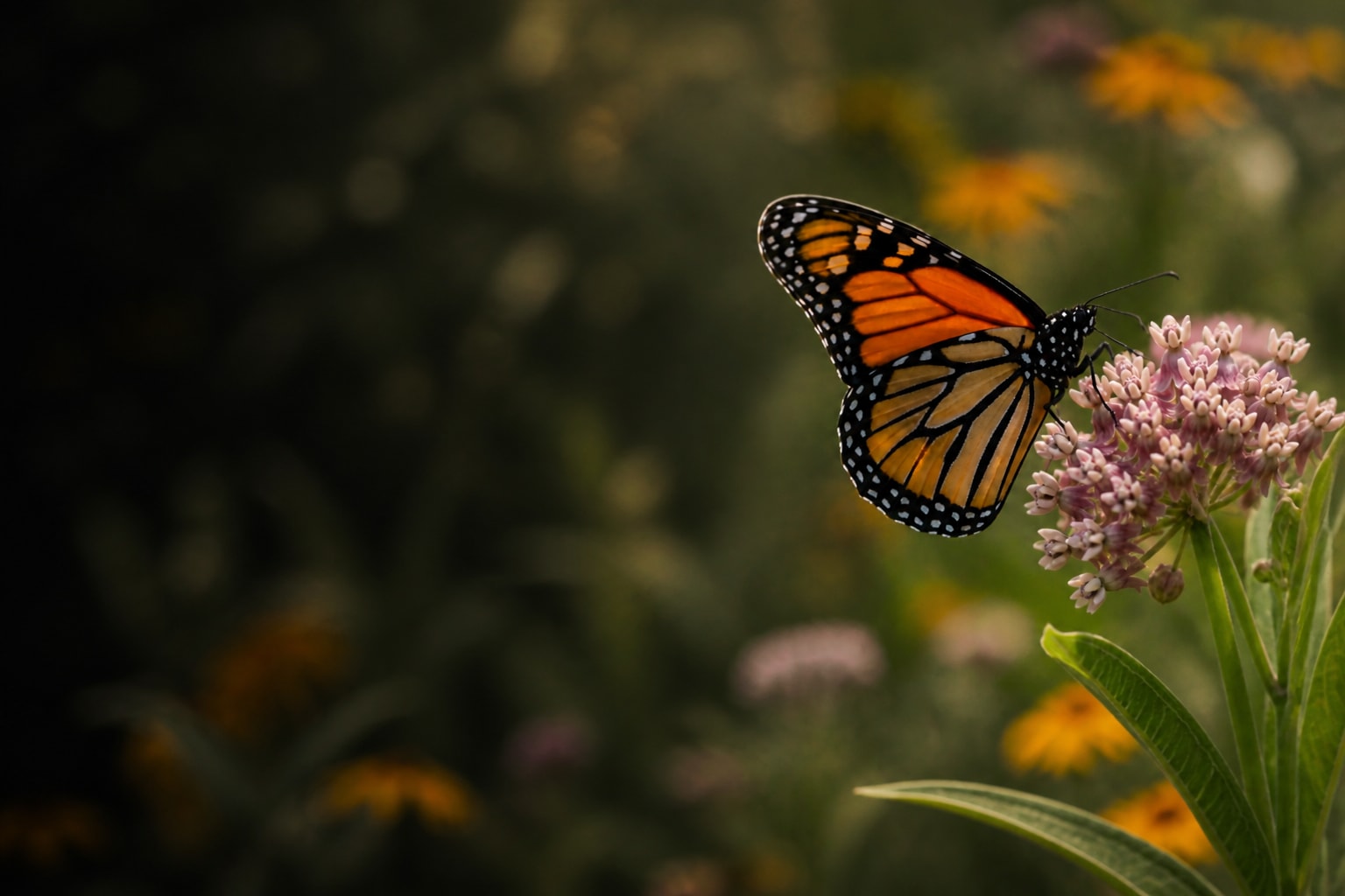 Monarch Butterfly (Danaus plexippus) in the wild — Catch'Um species field guide