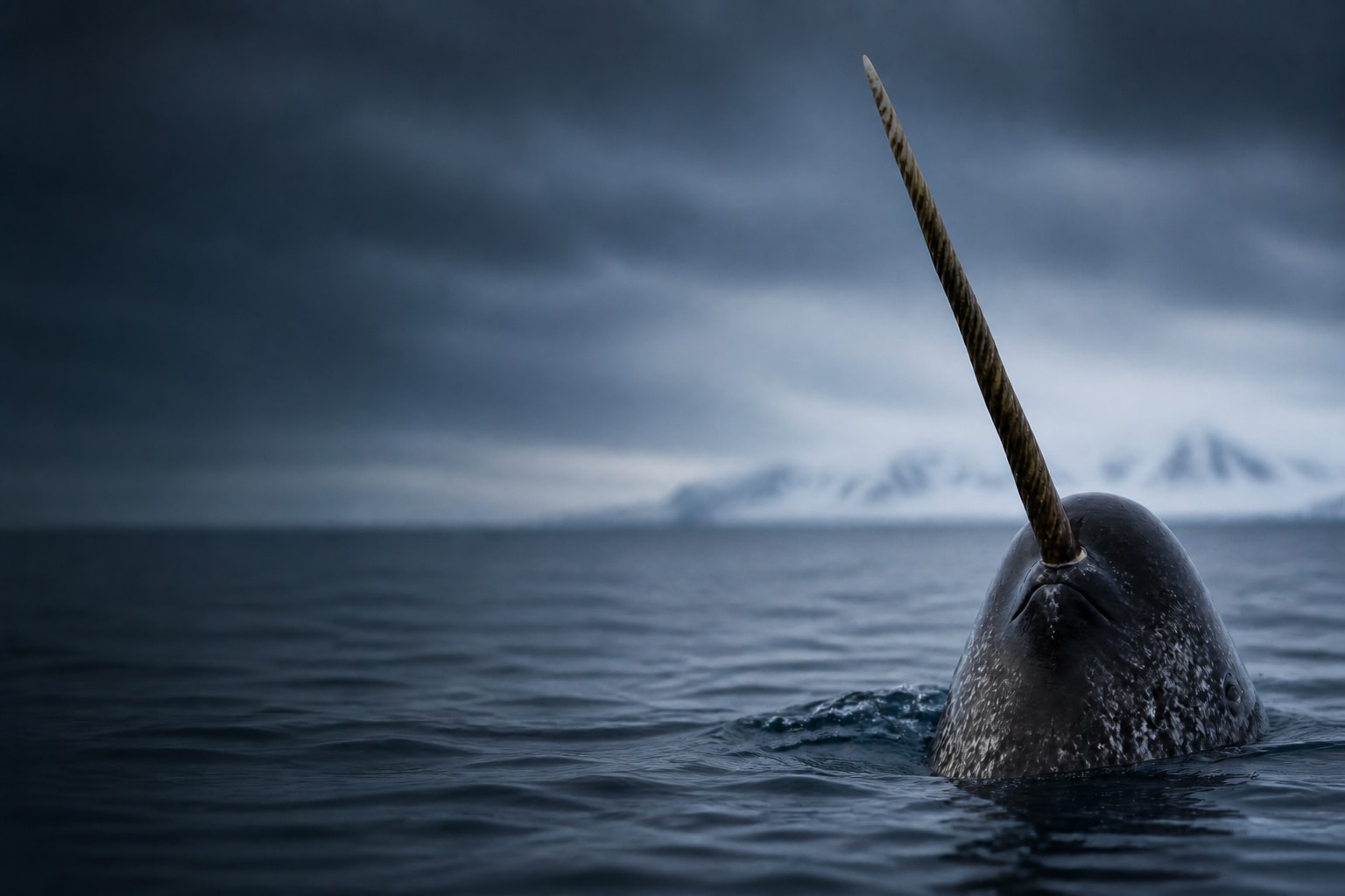 Narwhal (Monodon monoceros) in the wild — Catch'Um species field guide