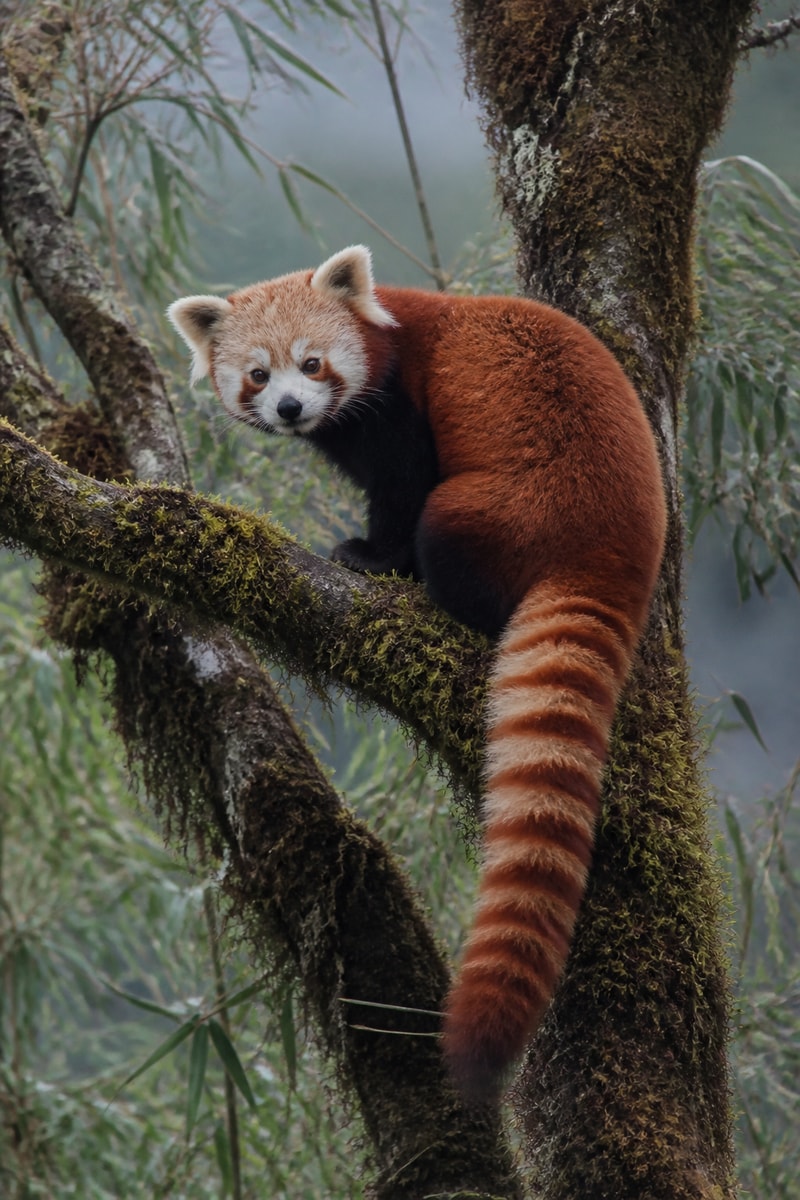 Red Panda (Ailurus fulgens)