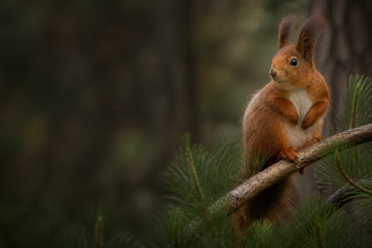 Red Squirrel (Sciurus vulgaris) in the wild — Catch'Um species field guide