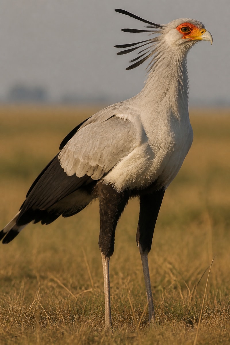 Secretary Bird (Sagittarius serpentarius)