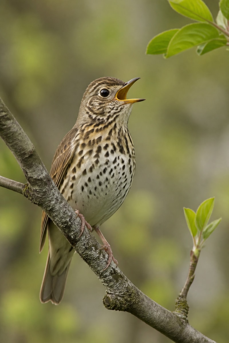 Song Thrush (Turdus philomelos) wildlife photograph
