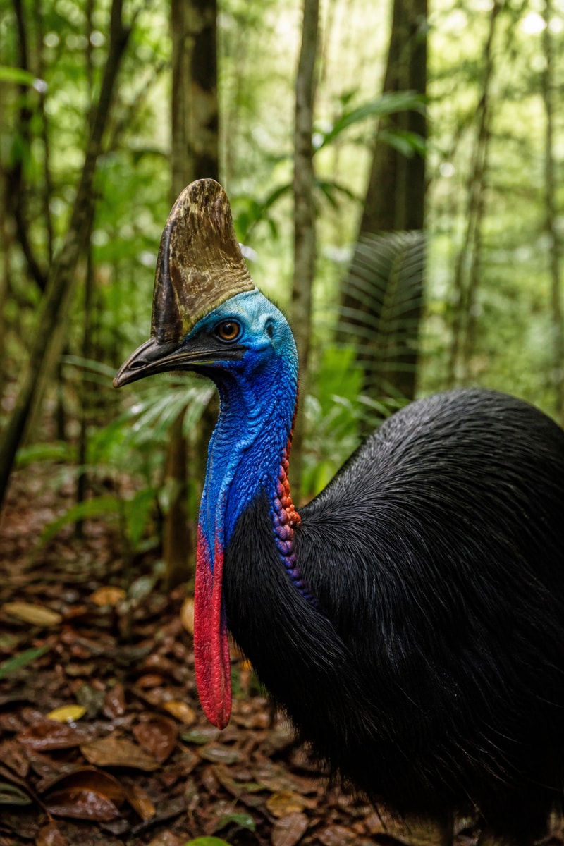 Southern Cassowary (Casuarius casuarius)